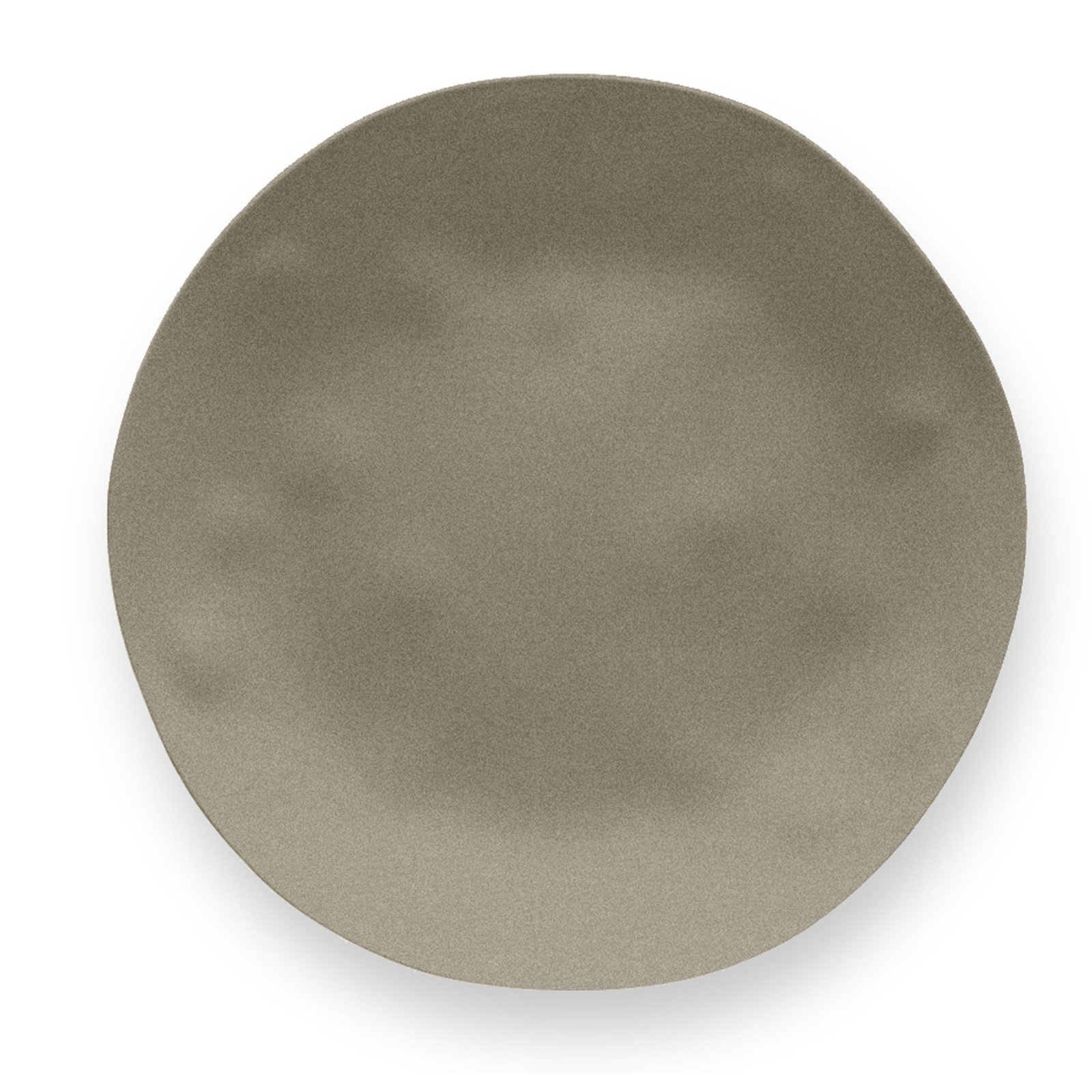 Laya Melamine Dinner Plate, Gray