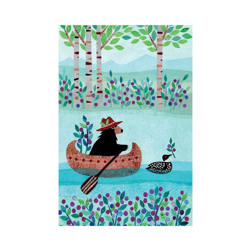 Forest Creatures II by Kim Conway - Wrapped Canvas Painting