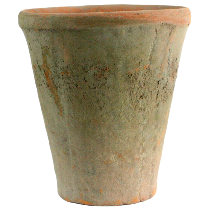 Pot à fleurs en terre cuite Altadena, H 6 po x l 5 po x P 5 po