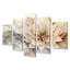 «Modern Twist Of Dahlia Flower II» - Art mural Dahlia - Art mural traditionnel sur toile