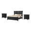Ensemble de chambre à coucher avec lit-bateau 3 pièces Waylon-674648812