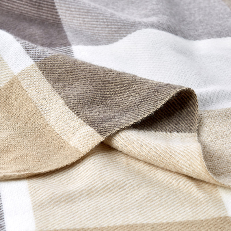 Jeté surdimensionné LHC, Beige/gris
