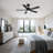 Jeason 42" 5-Blade LED Standard Ceiling Fan with Remote Control and Light Kit Included-290979198-290979199