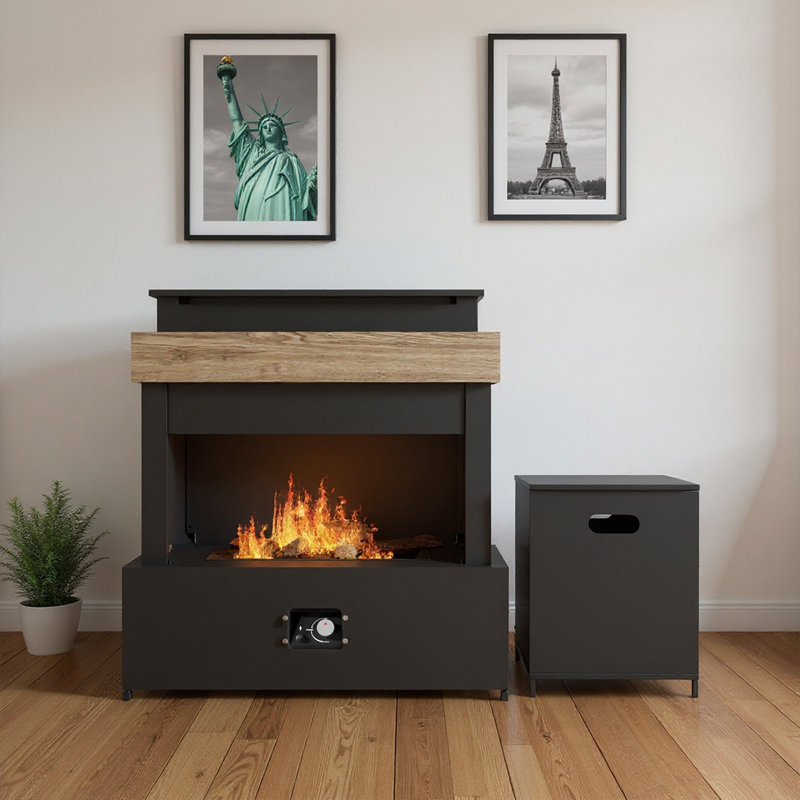 40.5"Hx35.4"W Outdoor Propane Fireplace