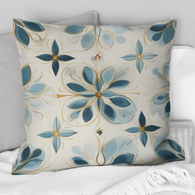Mosaïque maltaise - Coussin Abstrait corail multicolore abstrait - Coussin