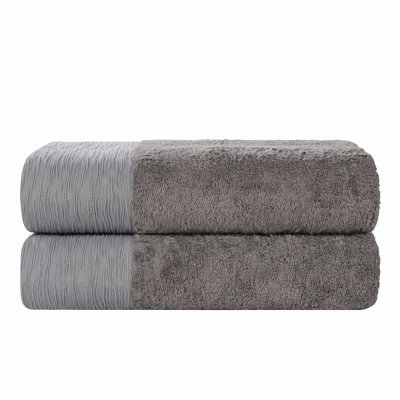 Ensemble de serviettes en rayonne de bambou et en coton mélangé hypoallergénique