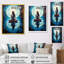 «Woman Meditating With Radiant Aura», reproduction sur toile-794789003-794789004
