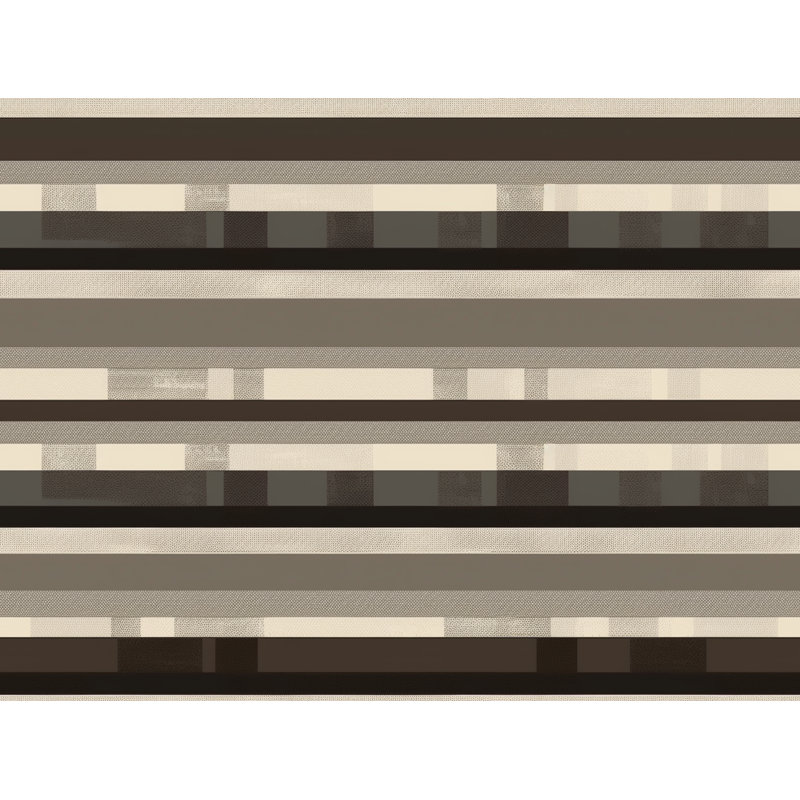 Machine Printed Duvet Cover, Twin Duvet Cover, Brown/Gray