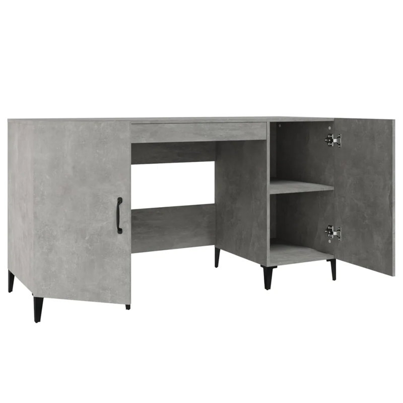 Korhan Computer Desk, Grey