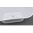 60" Streamline Soaking Acrylic Freestanding Bathtub, Bamboo Tray, Drain-103682596