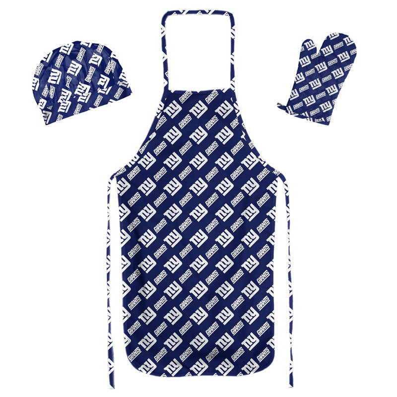 No Pattern Apron Sets, NY Giants