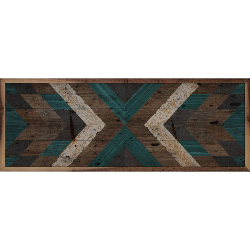 Pattern Rustic Green Wood, 4" H x 12" W