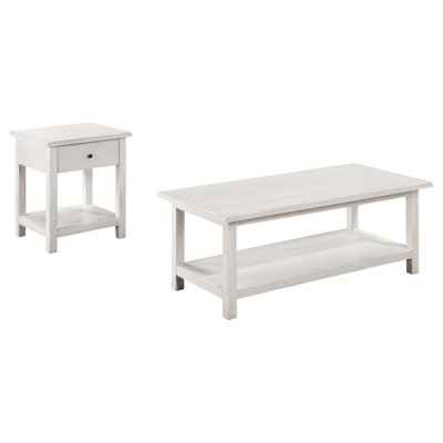 Ensemble de tables basses 2 pièces et 1 tiroir Castleton