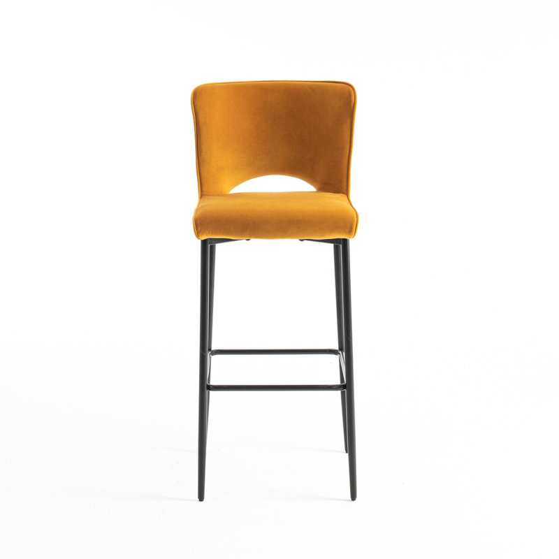 Hallowell Bar Stool, Mustard