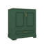 Meuble-lavabo moderne avec lavabo en céramique 2 portes et 1 tiroir pratique-262935136