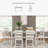 Lawandra 6 - Person Four Leg Dining Set