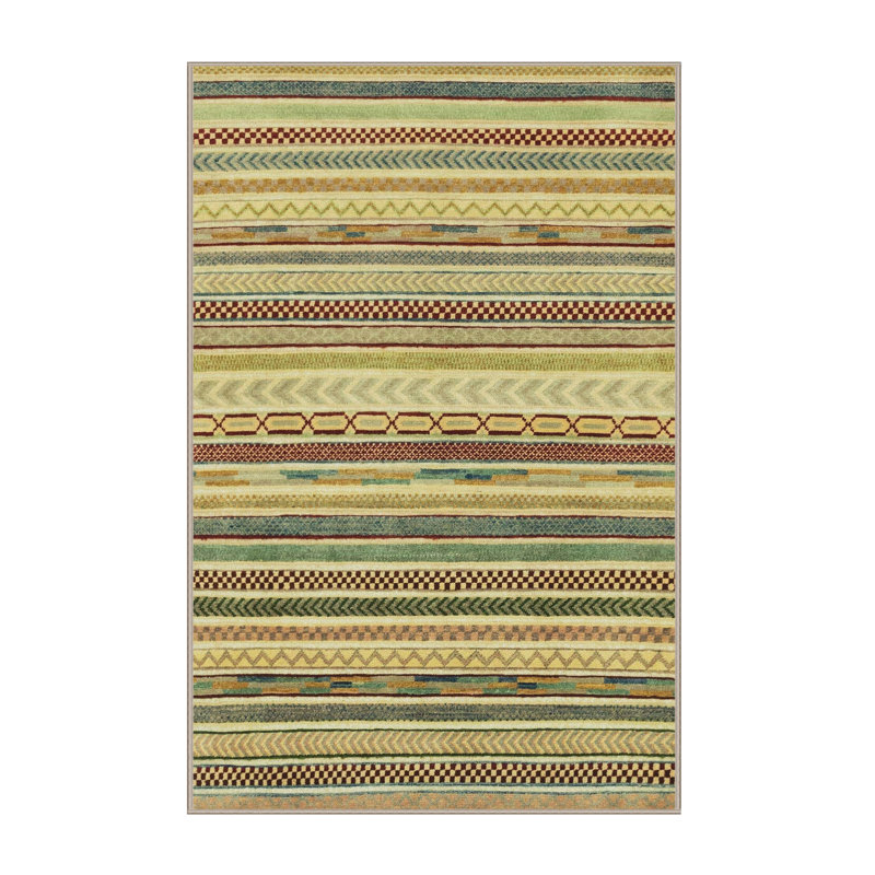 Abstract Indoor Rug, Rectangle 7' x 10'