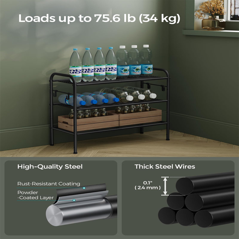 12 Pair Shoe Rack