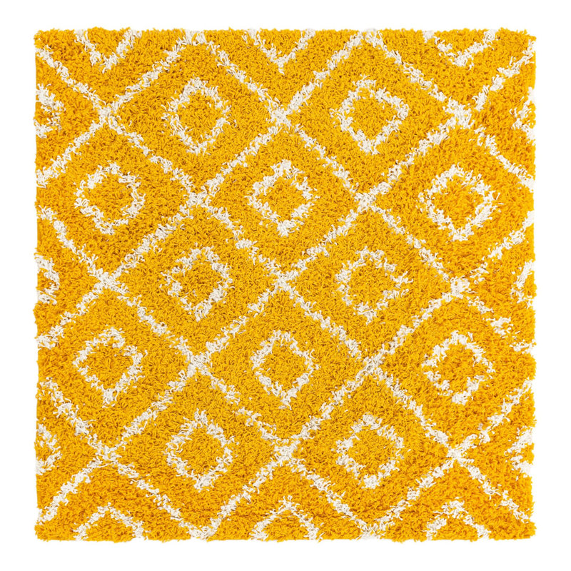 Atasia Geometric Indoor Rug, Square 4'