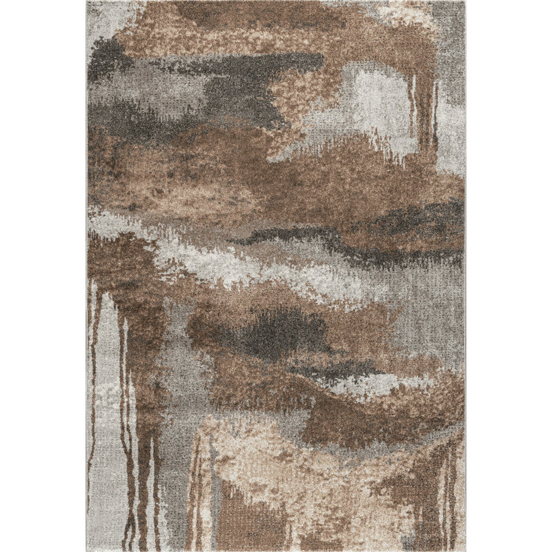 Abstract Area Rug, Rectangle 133 x 195 cm