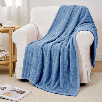 Machine Tufted Throw Blanket
