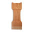 CONSDAN Grill Scraper, Solid Oak Grill Grate Cleaner, Grill Scraper for Outdoor Grill, Bristle Free-1109035600