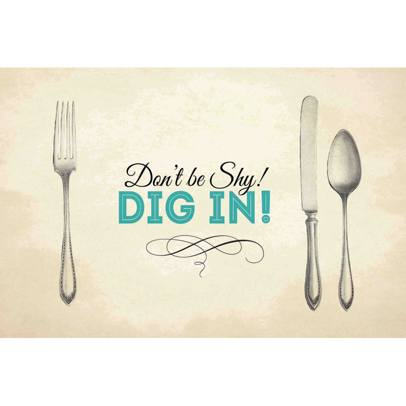 Dig In 2 - Wrapped Canvas Print, 30cm H x 45cm W