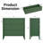 3 Drawer 34" W Fluted Wood Dresser with Knobs，Green-116950439-104885926