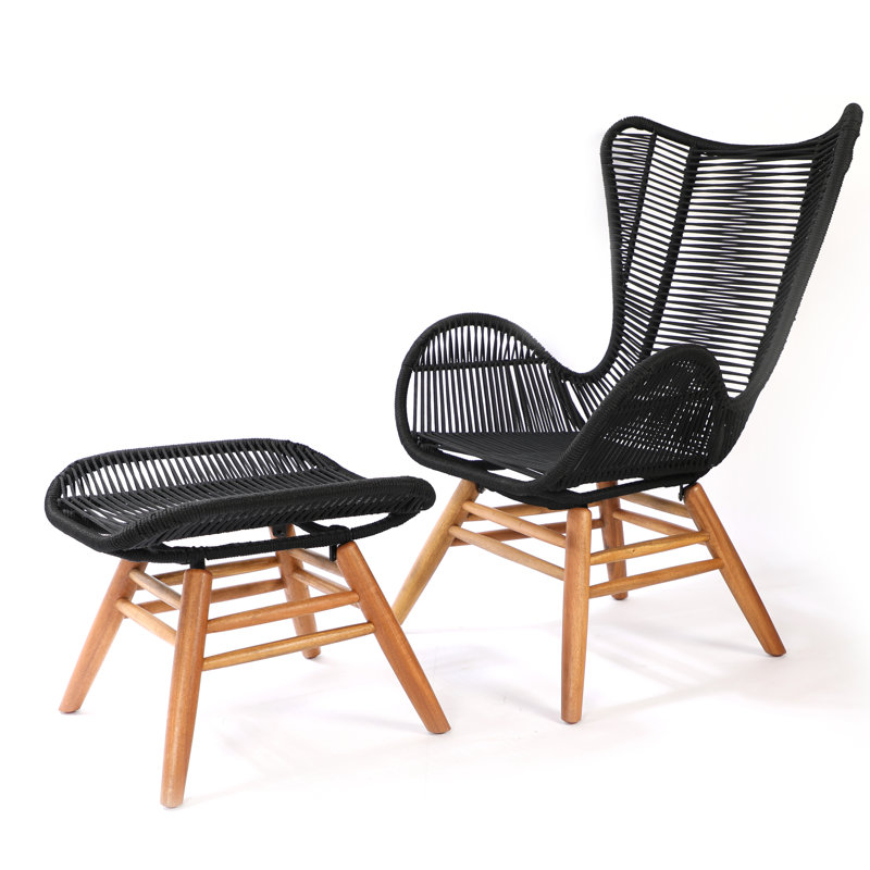 Jonina Acacia Solid Wood Outdoor Lounge Chair