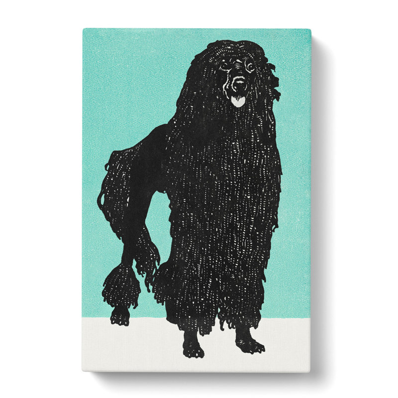 Poodle by Moriz Jung - Wrapped Canvas, 76cm H x 50cm W x 3cm D