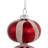 5.5'' Striped Glass Finial Ornament