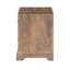Table de chevet 2 tiroirs Carmenita - Brun clair rustique-1334253521