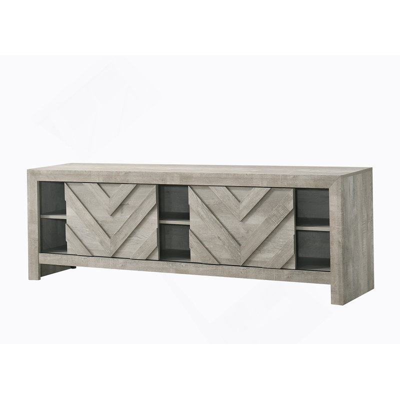 Meuble télé 1pc, Gris clair