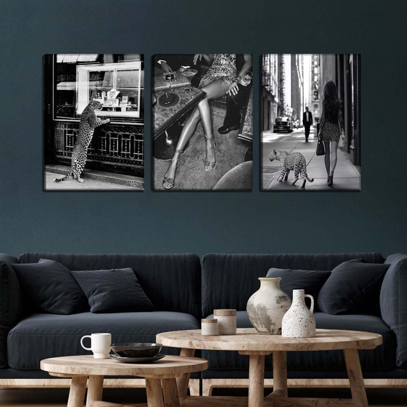 3 Piece Wrapped Canvas Print, 40cm H x 30cm W