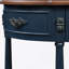 Console rétro en bois courbé, canapé demi-lune circulaire de 52 pouces-765624849