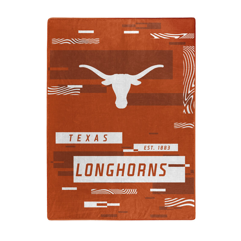 Throw Blanket, Orange/White, Texas Longhorns