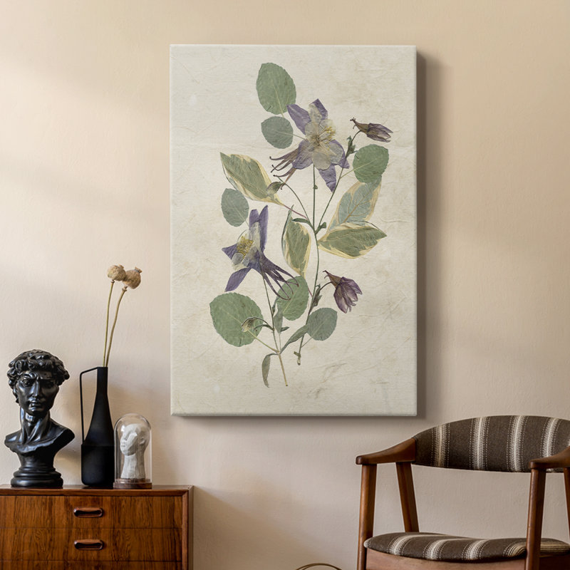 Pressed Arrangement IV -Custom Wrapped Gallery Cavas