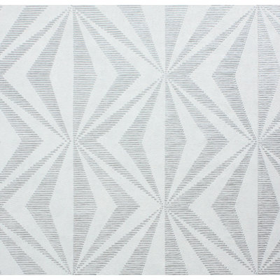Precision Charcoal Diamond Geo Wallpaper