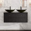 Meuble-lavabo mural de 48 pouces avec lavabo et robinetterie-1307931226