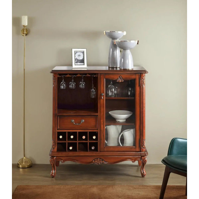 37.40" Rectangular Solid Wood Wine Racks, Brown