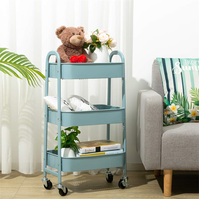 Elioenai 177.8cm H x 76.2cm W Cart with Wheels