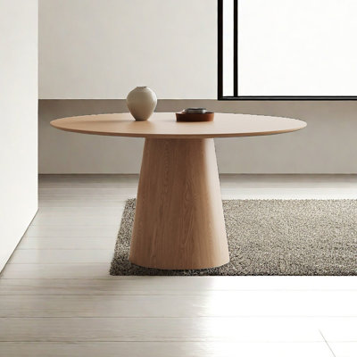 Log Style Solid Wood Dining Table