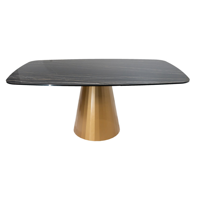 Andresha Metal Base Dining Table