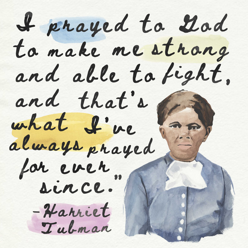 Harriet Tubman II, H 20 po x l 20 po