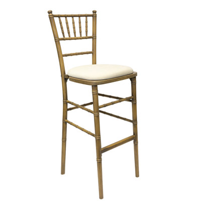 Arrington Upholstered Bar Stool with Solid Wood Frame
