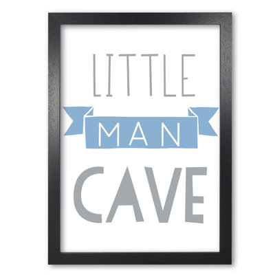 Little Man Cave Banner - Print