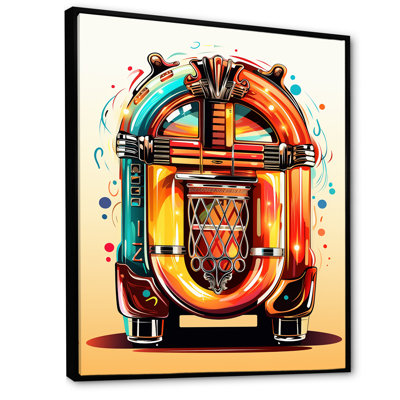 Cubist Jukebox Harmony 1 - Jukeboxes, art mural