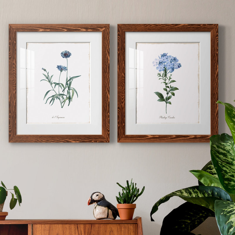 " Imperial " 2 - Pieces, White, Maple Framed Paper, 20" H x 17" W x 1" D