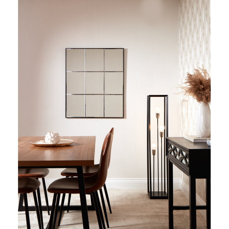 Ahlayna 120cm Matt Black Column Floor Lamp