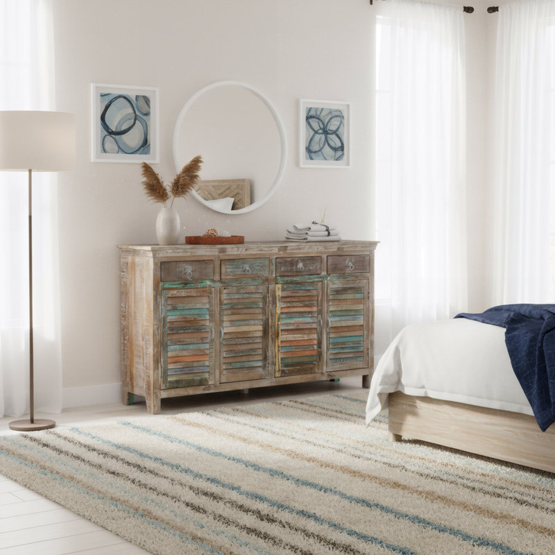 Eggleton 72'' Solid Wood Sideboard, Whitewash